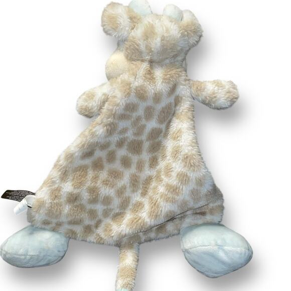 Demdaco Lovey Giraffe Baby Security Blanket Rattle Colby Plush Nursery 14" - Picture 6 of 8